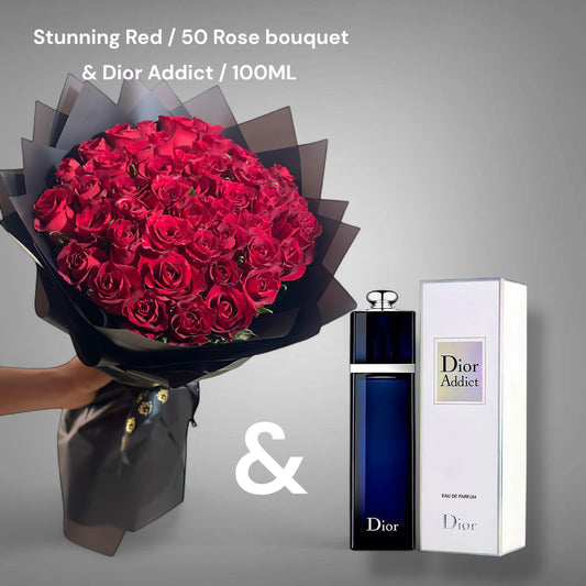 Stunning roses & Perfume